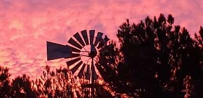 Windmill Sunset